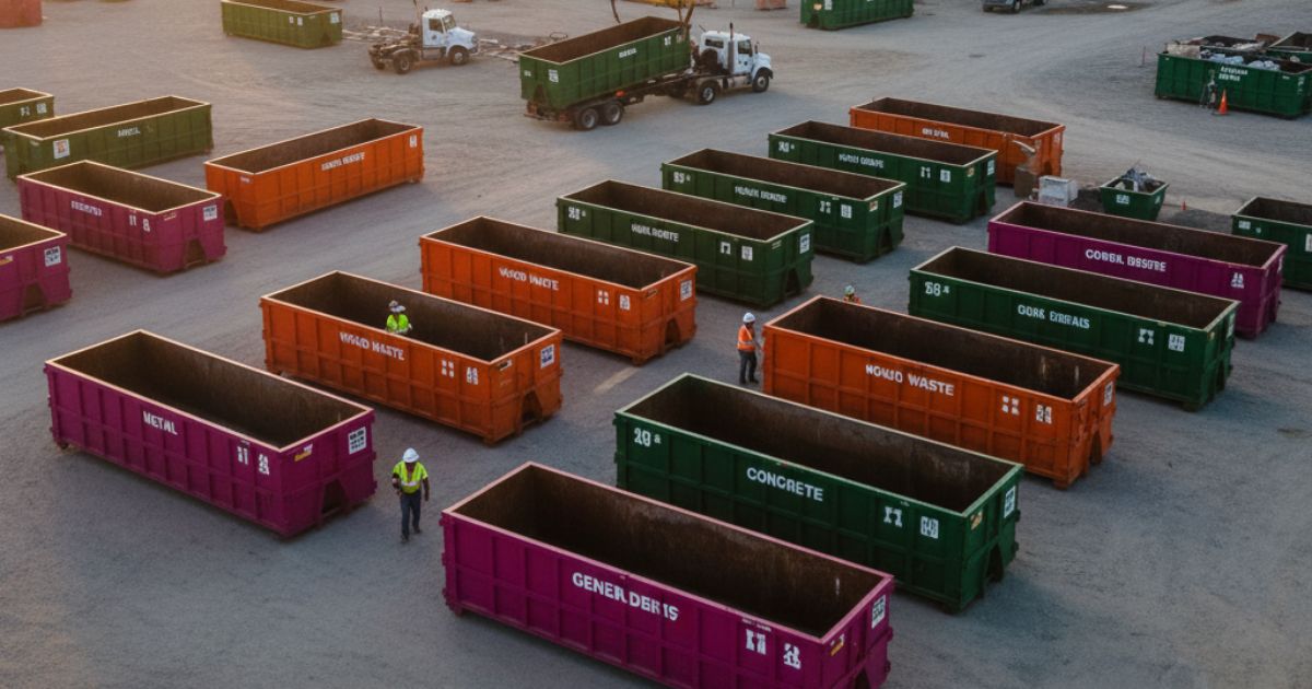 Managing Multiple Dumpsters on Large Job Sites